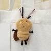 Creative Cockroach Doll Keychain Pendant Cute Funny Plush Cockroaches Toys Keychain Backpack Decoration Accessories Gifts