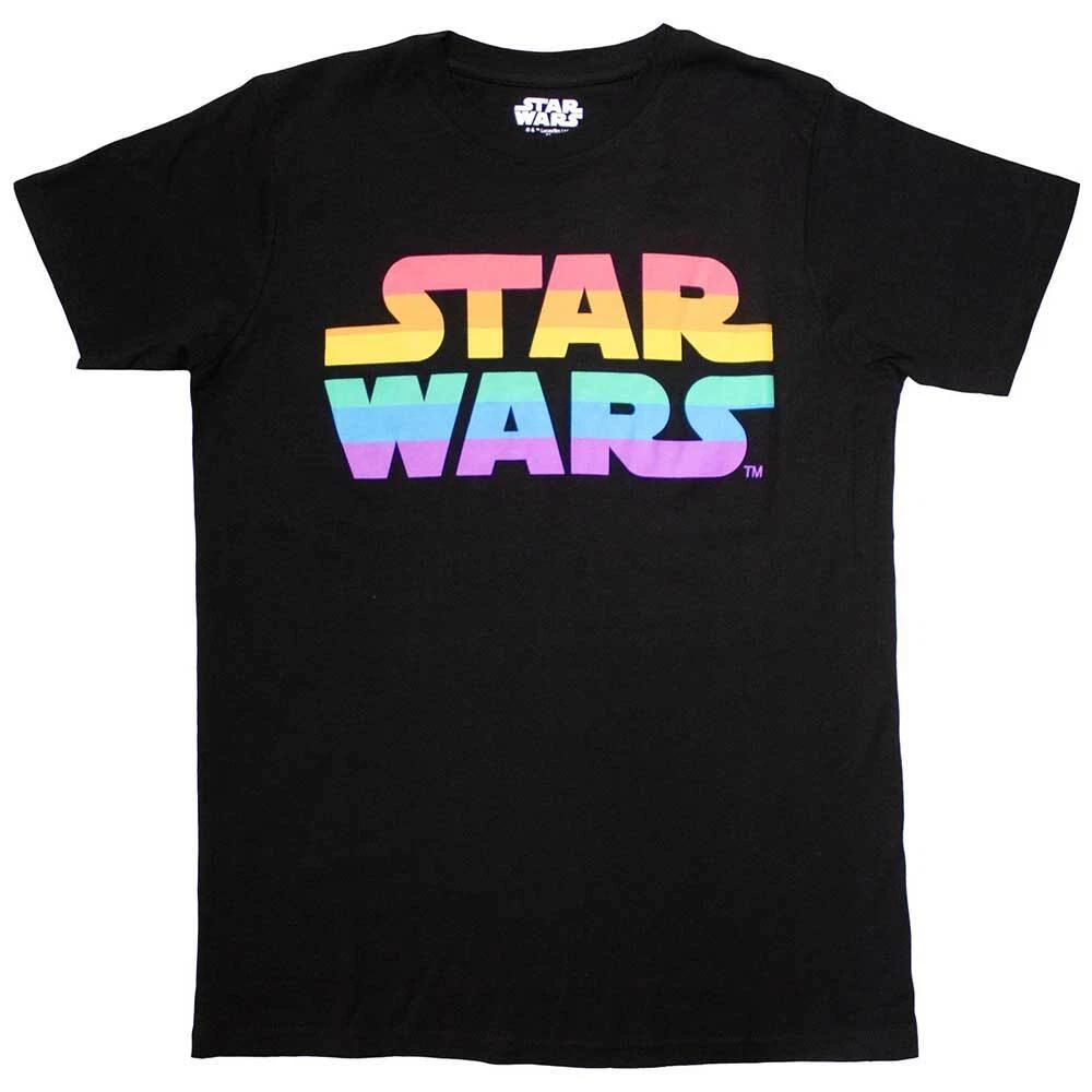 Star Wars Unisex T-Shirt: Rainbow Logo (Large) 2XL