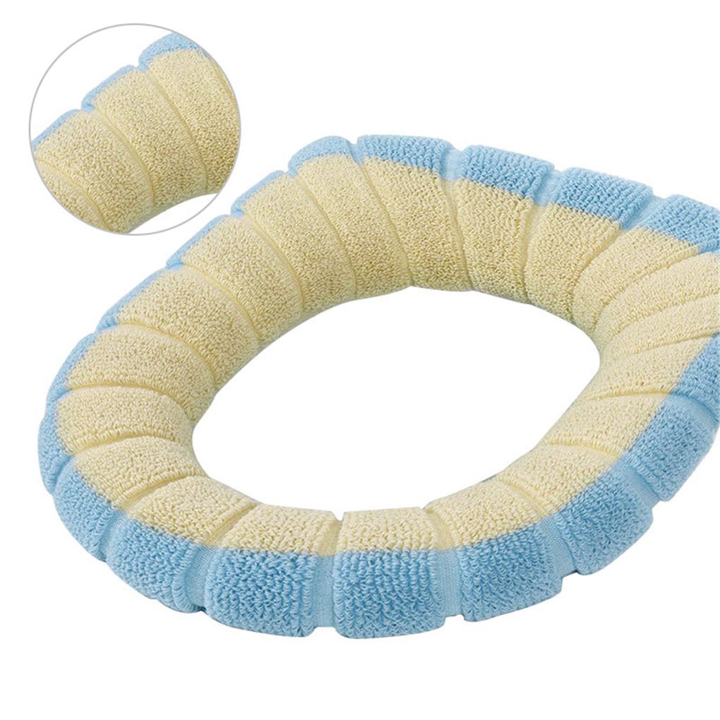 Toilet Seat Mat Soft Pad Washable Closestool Mat Warmer Cushion Bathroom Accessories