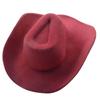 Tiny Western Cowboy Hat Miniature Fabric Hat Ornament For Handmade Craft Clothing Wrapping Sewing Costume Embellishment
