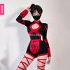 Europäische und amerikanische Damen Masken-DS Tanzleitung Nachtclub Bar Halloween Kostüm Ninja Japanisches Ninja Samurai Kostüm