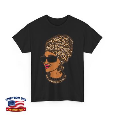 Juneteenth T-Shirt, June 19th 1865 Leopard Woman T-Shirt