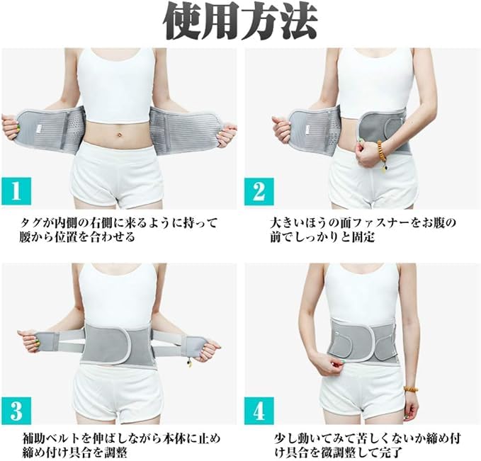 OneHealth Lumbar Waist Support Unisex Corset, Belt, (Medium)