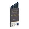 PARKER Quink Cartridge Genuine Imported 1950385 Ink, 5-pack, Blue-Black, Water-based, Product,