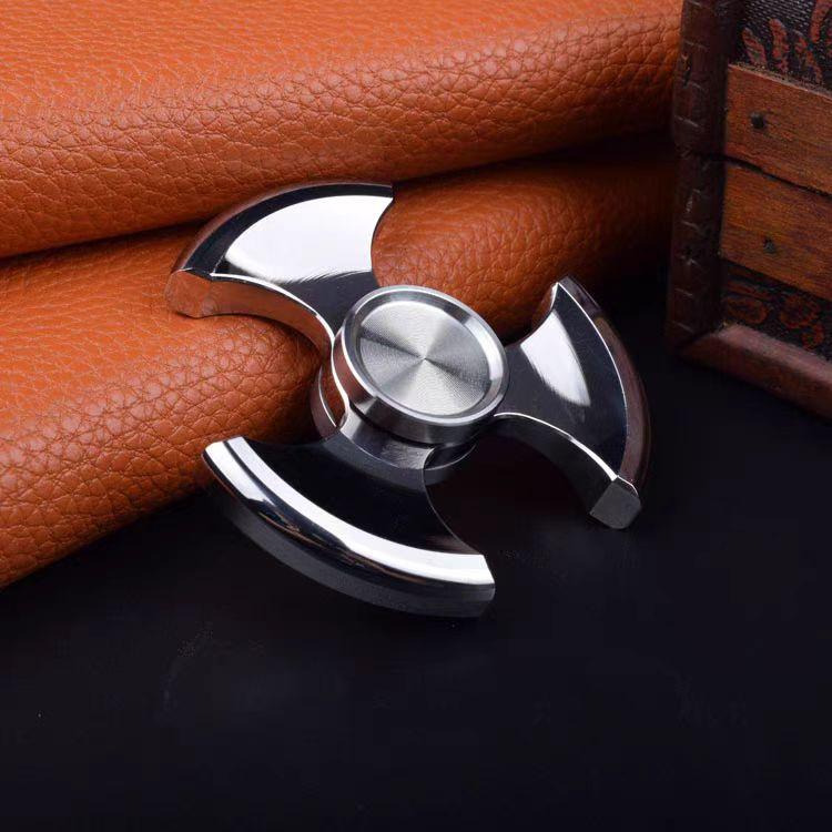 Stanless Steel Fidget Spinner Adults Decompression Fingertip Gyro Stress And Anxiety Relief Toys