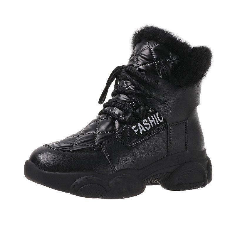 Women's Snow Boots Winter New Plush Warm Cotton Shoes Waterproof Thickened Non Slip Cotton Boots