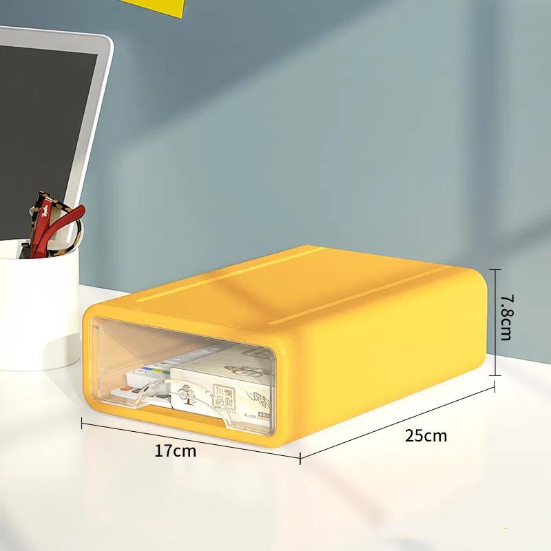 Storage Drawers Desk Organizer Sundries Holder Cosmetic Desktop Storage Box Cabinet Home Office Stationery Stackable Boxes