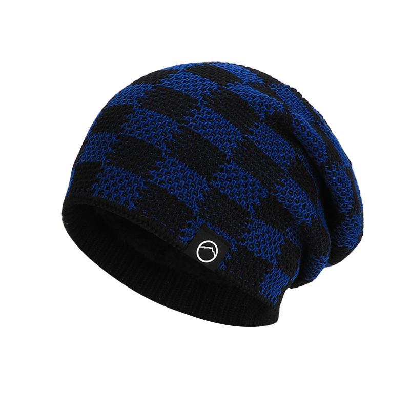 Winter Knitted Cap Women Men Fleece Lined Casual Outdoor Supplies Activities