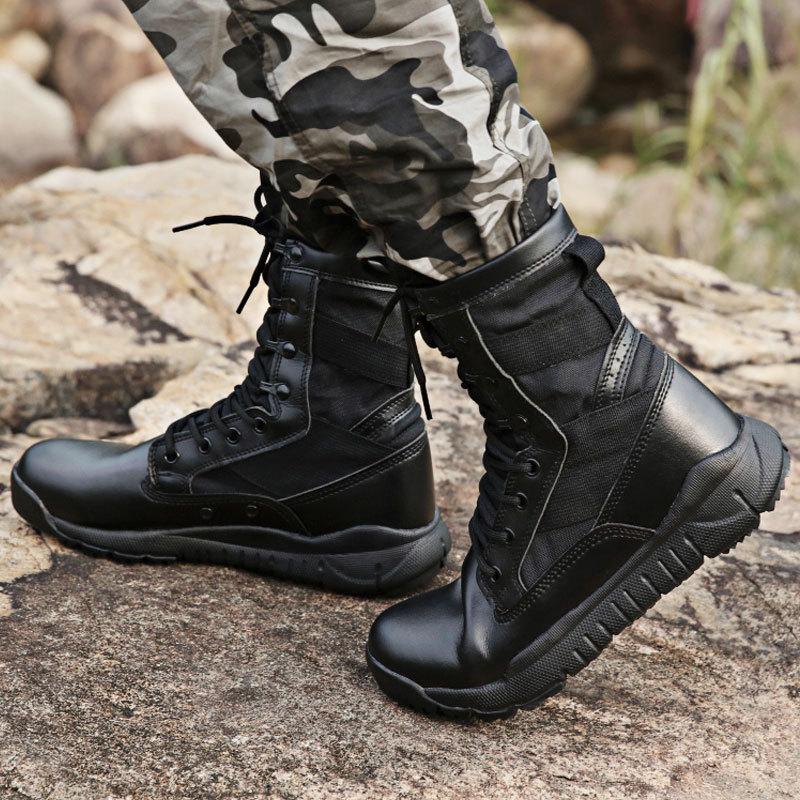 Fashion 2024 Men Tactical Boots Sport Hiking Shoes Outdoor Ankle Men Sneakers Men's Desert Combat Boots Boots Botas Hombre