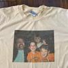 Смешная Фотография Винтажная Футболка hanes Поношенная Nirvana Случайная Семья Рок Гранж Рэп