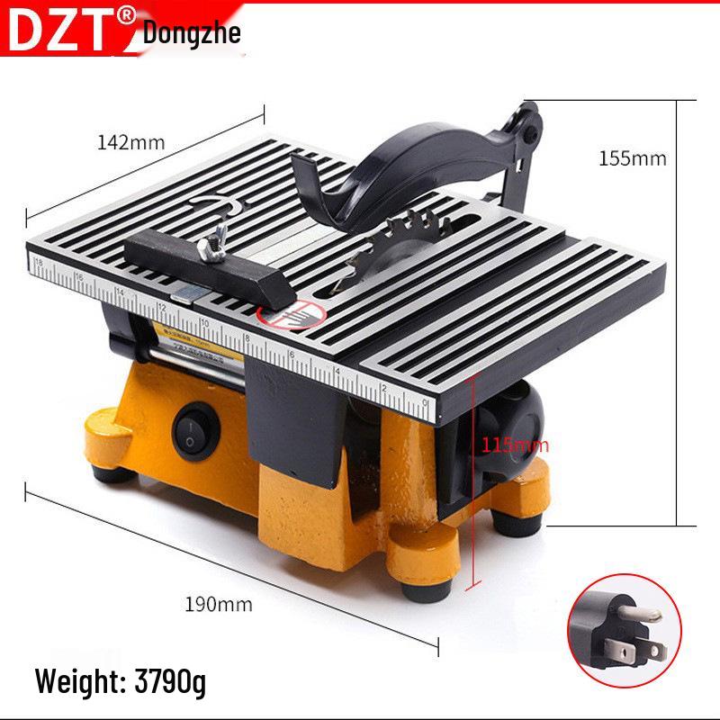 

Portable Mini Table Saw: Electric Cutter for Wood, Jade, Steel, Glass, and Tiles