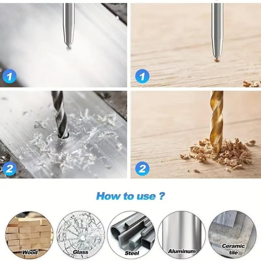Heavy Duty Automatic Center Punch High-carbon Steel Hole Marker Punch  Carpentry Tool