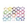 35mm Colorful Iron Star Keychain Ring for DIY Jewelry