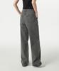 MUSINSA STANDARD WOMAN Women'S One-Tuck Wide Denim Pants [Gray]