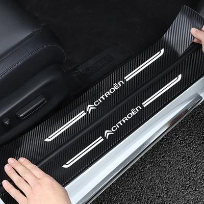 Car Door Sill Protector Sticker Decal Strip for C3 C4 C5 C-Elysee Sega XR Aircross Picasso Berlingo Xsara DS4 Accessorry