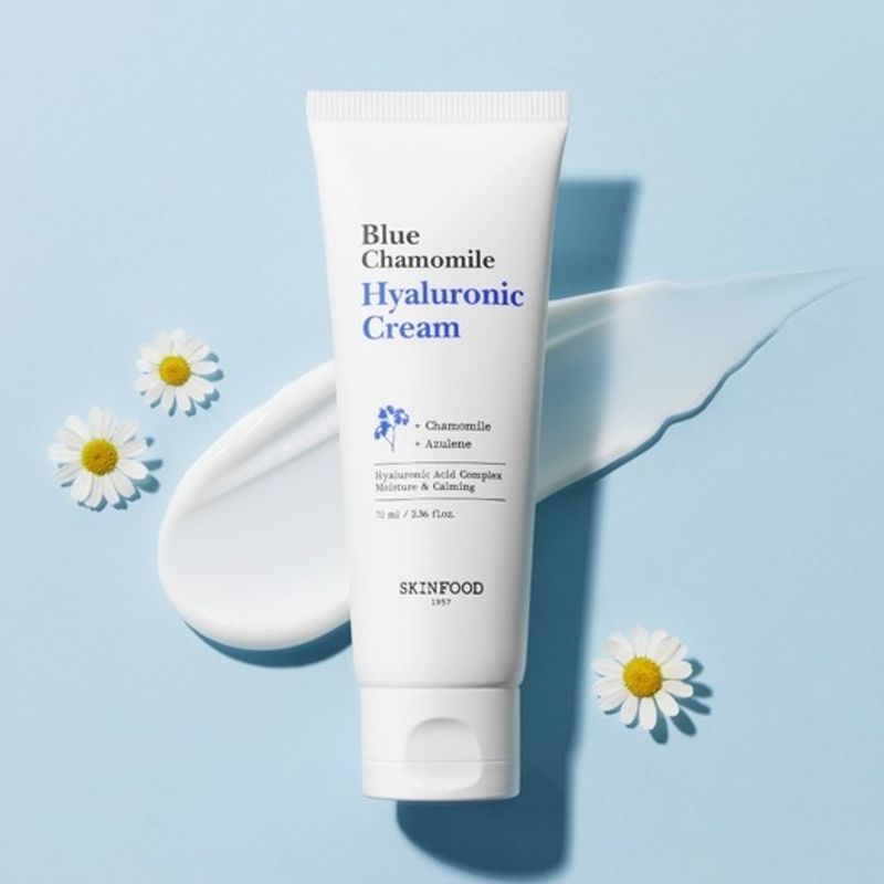 [2 Mask Packs + 15ml Cream] [SET] 1 Blue Chamomile Hyaluronic Ampoule + 1 Cream