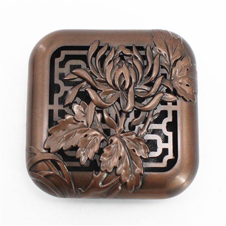 Mini incenso in lega, bruciatore a spirale, incenso a forma di fiore di prugna, in bambù, crisantemo, bruciatore di sandalo Zen da 4 signori, decorazione per la casa