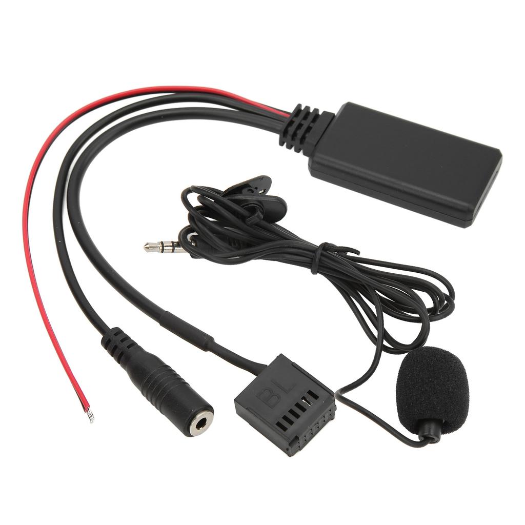 Bluetooth Aux Audio Cable Adapter Microphone Handsfree Replacement for Mondeo 6000CD