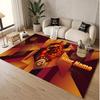 Personalized Crystal Velvet Carpet Galatasaray FC Pattern Non Slip Floor Rug