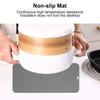 Hollow Raised Drainage Water Drying Pad Silicone Tableware  Mat Draining Mat  Bathroom