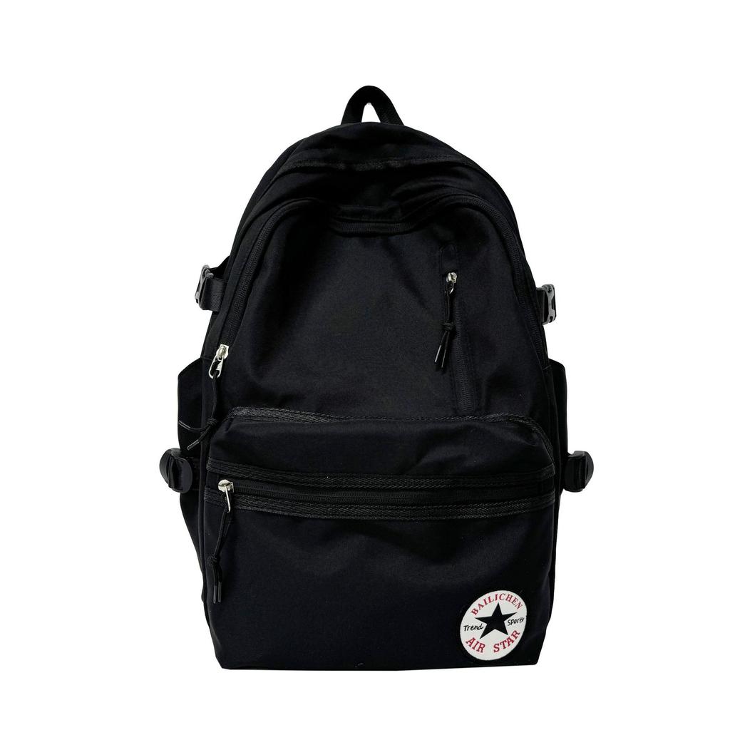 Schoolbag Large Capacity Casual School Bag Fashion Men's and Women's Backpack Daily Travel Class High School Student College Student Backpack