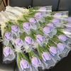 Handgefertigter Tulpen-Drehstab Abschlussgeschenke Künstliche Tulpenblume Süßer Blumenstrauß Paar