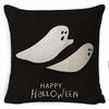Halloween Tag Zuhause Sofa Kissenbezug Leichter Luxus Kissen Halloween Leinen Kissenbezug