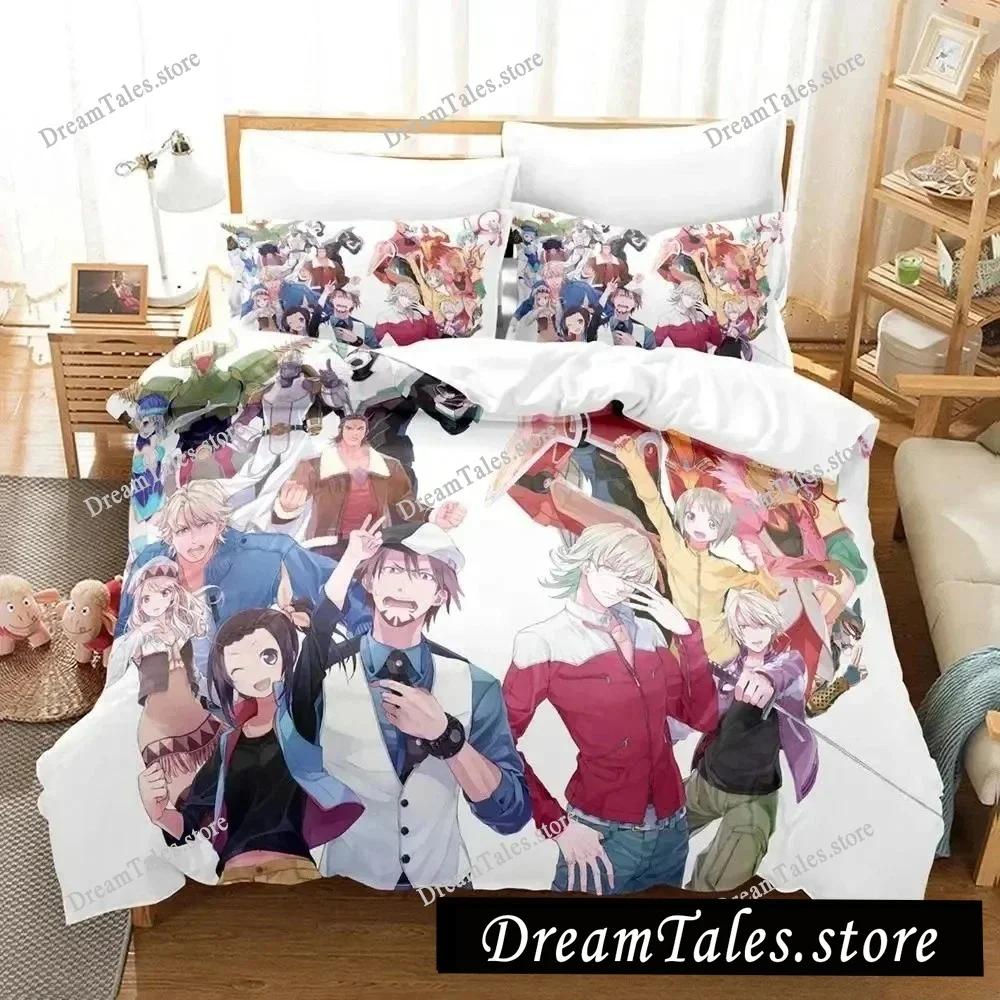 Tiger & Bunny Bedding Set Single Twin Full Queen King Size Bed Set Adult Kid Bedroom Duvet Cover Sets 3D Anime Parure De Lit Bed