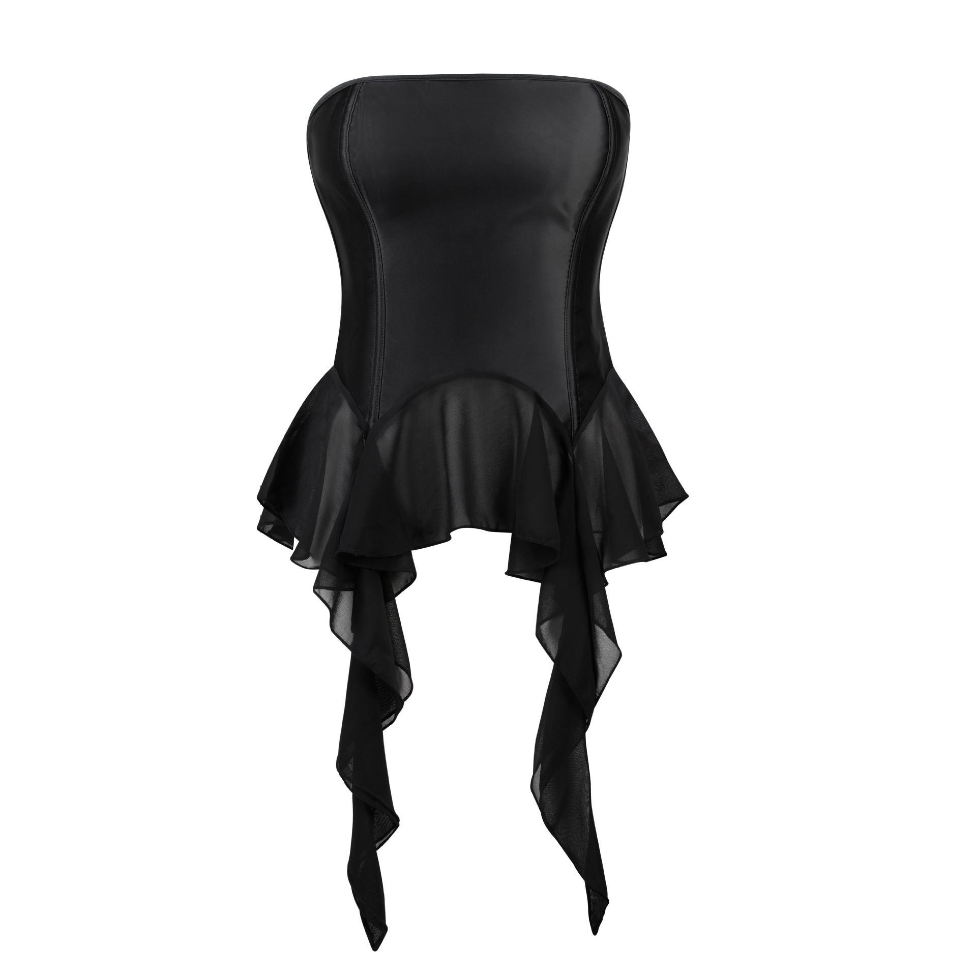 Women S Black Sexy Corset Tummy Control Shapewear Top S