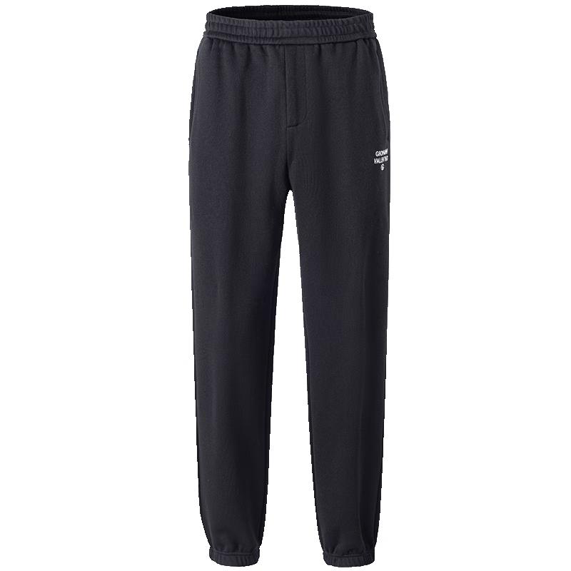 GIOVANNI VALENTINO Men's Wool Blend Fleece-Lined Tapered Sweatpants