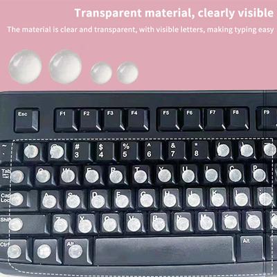 Adesivi per tastiera in silicone portatili Comodo per manicure e digitazione Protettivo per unghie lunghe Tappetino in silicone per tastiera in silicone per laptop