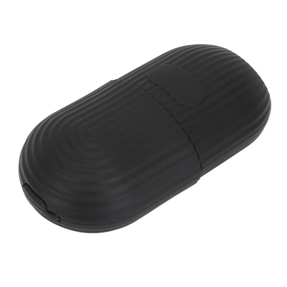 2pcs Ice Face Roller Reducing Puffiness Silicone Facial Eye Cold Roller Massage Tool for Home Black