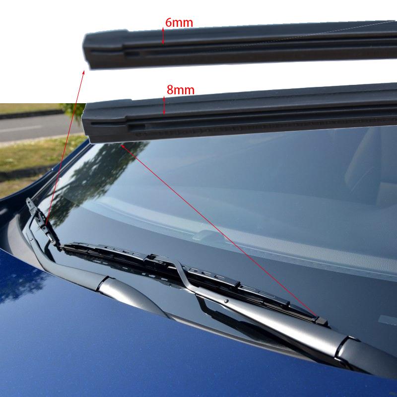Car Wiper Blade Refill Rubber Band 14 16 17 18 19 20 21 22 23 24 26 28 32 Inch For Lada Opel Jeep Honda Mazda Nissan Accessories