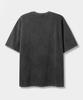 Dimiteulibeullaeg Vlad Cutoff Applique Short Sleeve T-Shirt_Pigment Charcoal