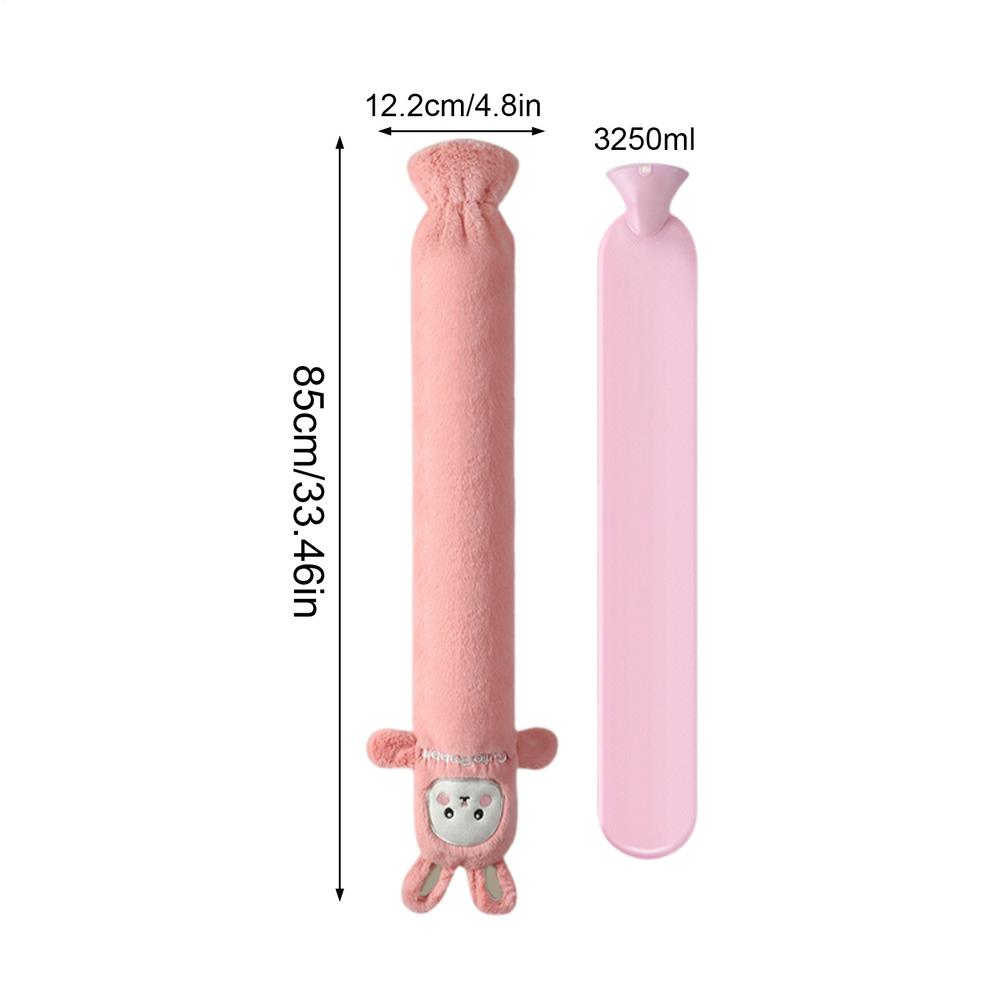 

Hot Water Bottle With Cover Rabbit Cold Warmer Long Hot Pack With Cover For Neck Shoulder Abdomen Hand Legs Legs Women Men Kids