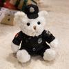 Bear Uniform Series Plush Toy With Pp Cotton Filling For  Traffic Police Xiong