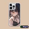 Wuthering Waves Rover Silver Plating Magsafe Mobile Phone Case for iPhone 17 16 15 14 13 12 11 Air Pro Max Plus Colorful Cover