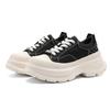 Neue dicke Sohle erhöhte leichte lässige Dad-Schuhe atmungsaktive Canvas-Schuhe trendige Schuhe