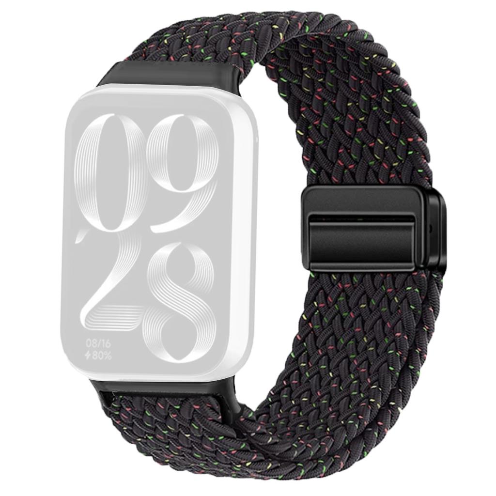 Watch Strap For Xiaomi Smart Band 9 Pro/Band 8 Pro/Redmi Watch 5/Watch 4 Magnetic Stretchy Nylon Woven Band