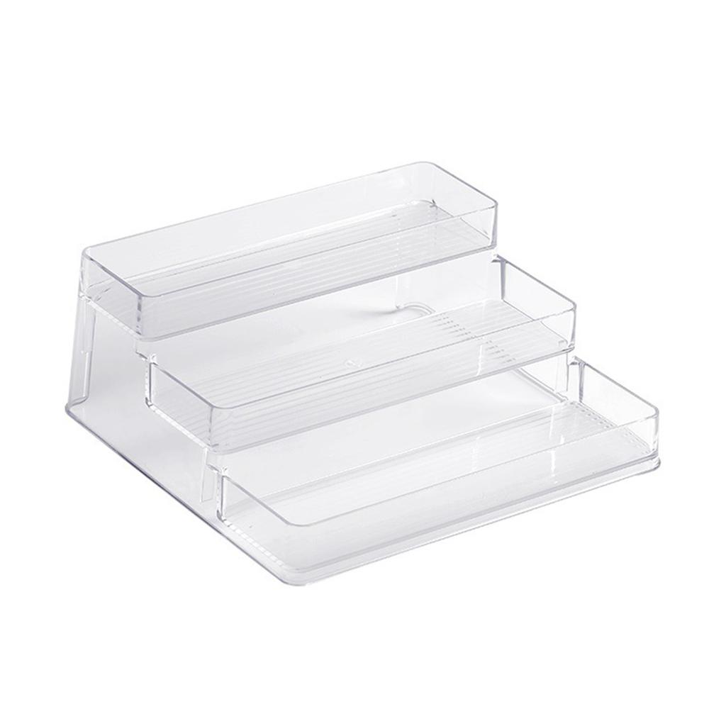 Nail Polish Organizer Holder Rack Shelf 3 Tier Multifunctional Transparent Nail Polish Display Rack