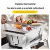 Explorer Foldable Outdoor Stainless Steel Charcoal BBQ Grill
