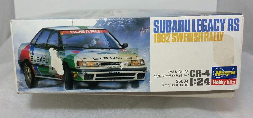Hasegawa Subaru Legacy Swedish Rally 1/24 '92 #CR4