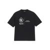 Balenciaga T-shirts Heren Zwart Ronde Hals Normale Rechte Pasvorm 612966THV841000