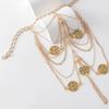Exotic Retro Fashion Multi-layer Fringed Anklet Female, Metal Chain Instep Chain Cos Court Style Foot Decoration