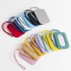 Solid Color Luggage Tag Luggage Identification Tag Anti-lost Identification Tag Silicone Name Tag Listing Suitcase Boarding Pass