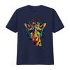 Cartoon Giraffe Cool Unisex S T Shirt For Party Or Birthday Black Vintage Washed Designer Clothes Versatile Streetwear