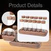 Single Dose Coffee Bean Storage Tubes Container 12 with Sealed Lid Dustproof