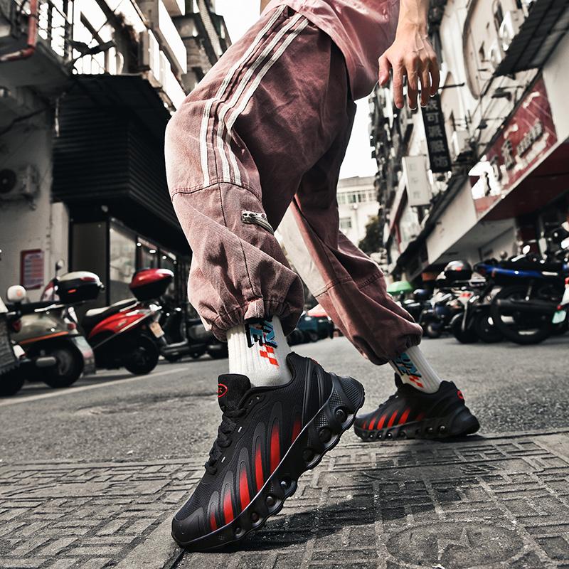 Men'S Sports Shoes In Plus Size Fashionable And Comfortable Mesh Breathable And Versatile Casual Shoes 37-46