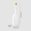 Wall Mount Toilet Brush Toilet Cleaner Brush with Swan Design Space-Saving Built-in Cleaning Liquid Holder for Sink Washbasin