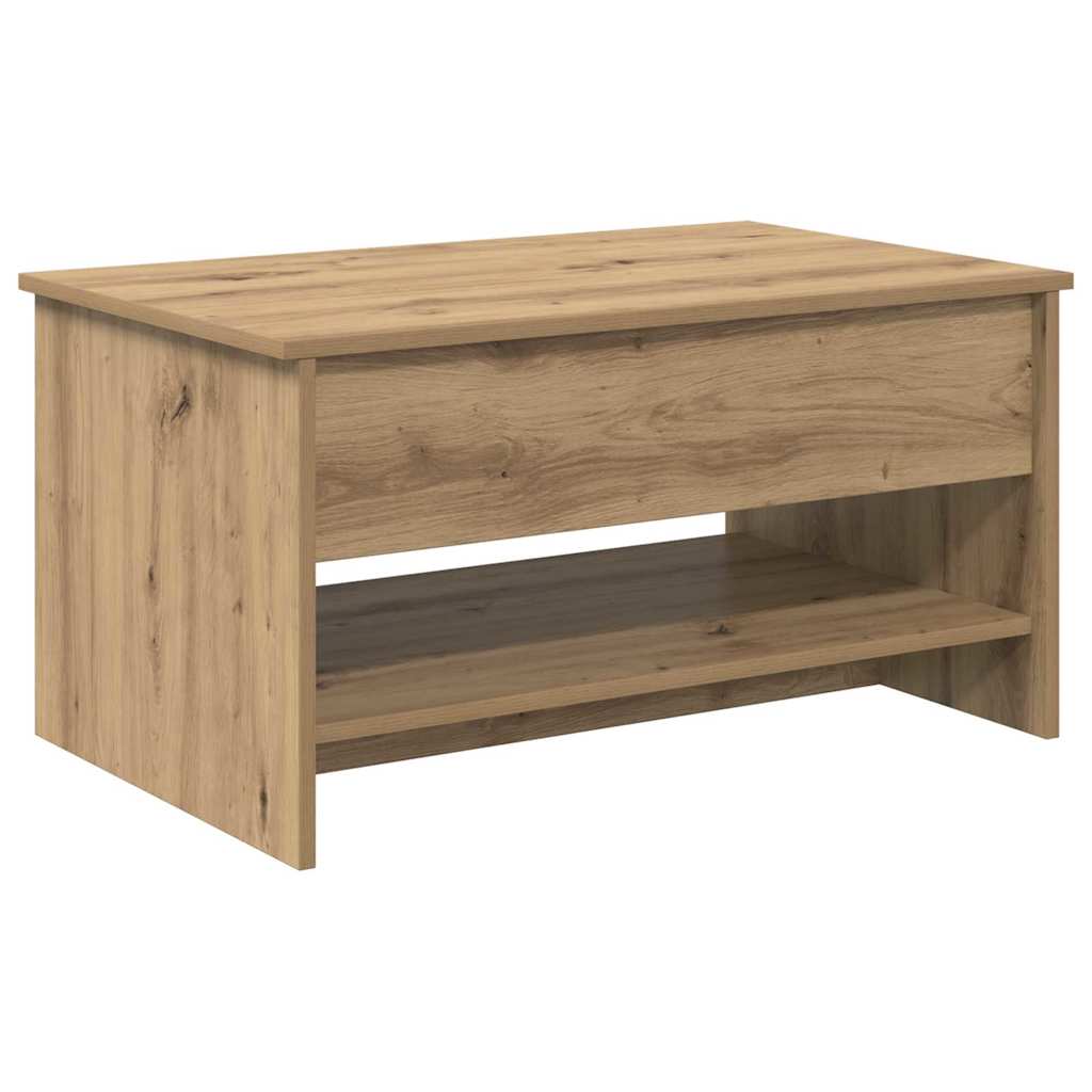 Artisan Oak Coffee Table 80 x 50.5 x 41.5 cm Particleboard